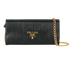 Prada Wallet on Chain, front view